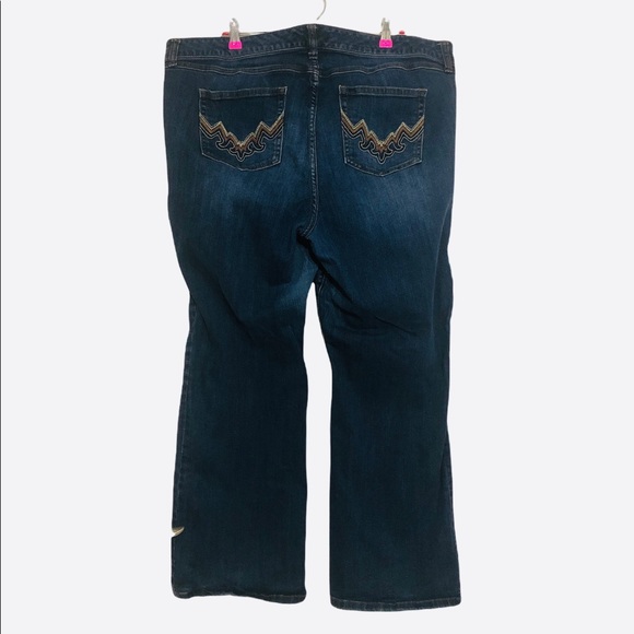 Torrid Bootcut Jeans Embroidered Pockets Plus 22